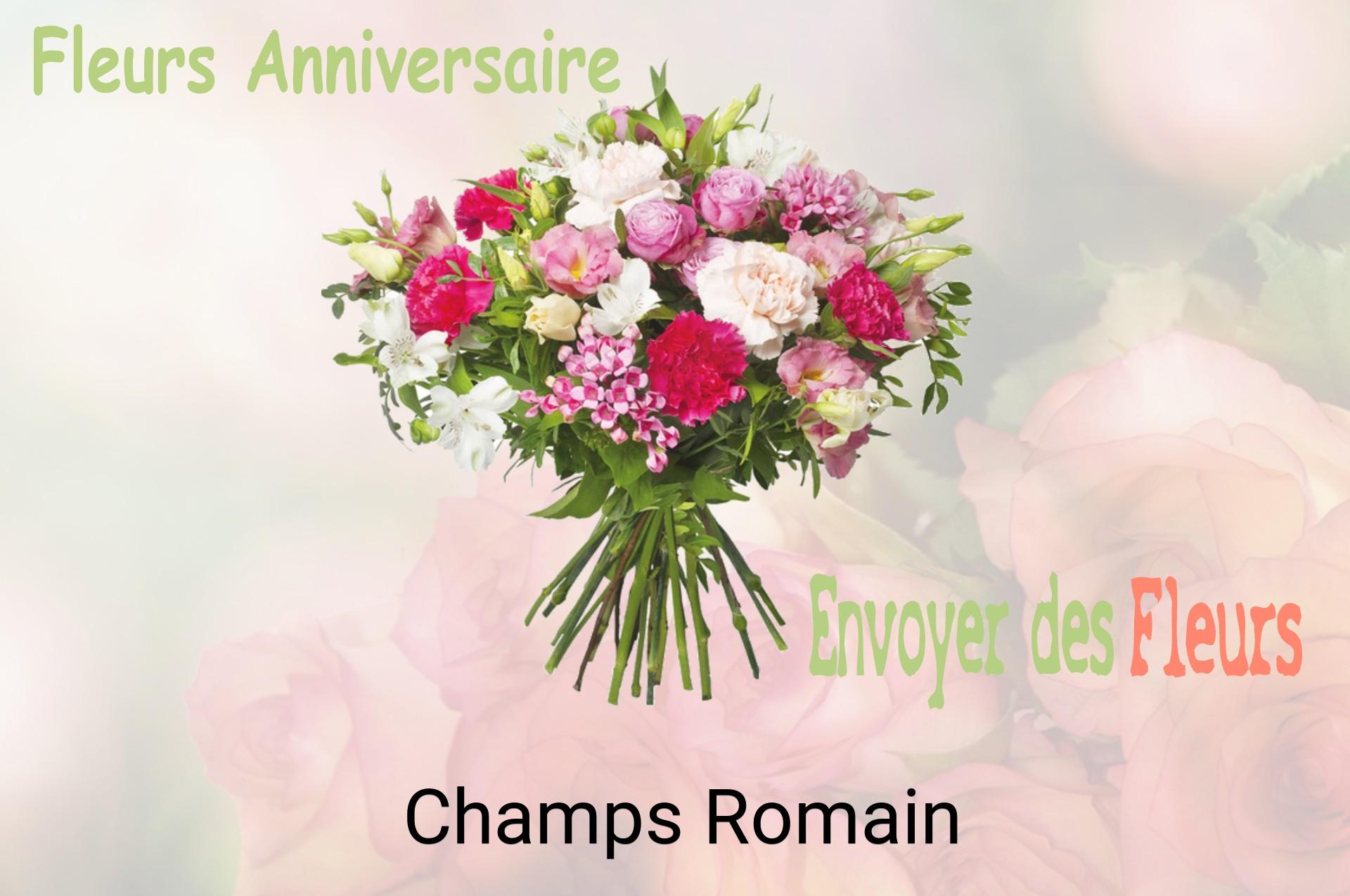 Bouquet de fleurs d’anniversaire livré à Champs-Romain